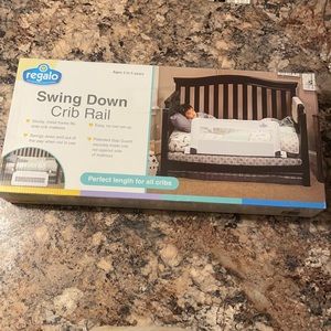 Regalo Swing Down Crib Rail. Brand New!